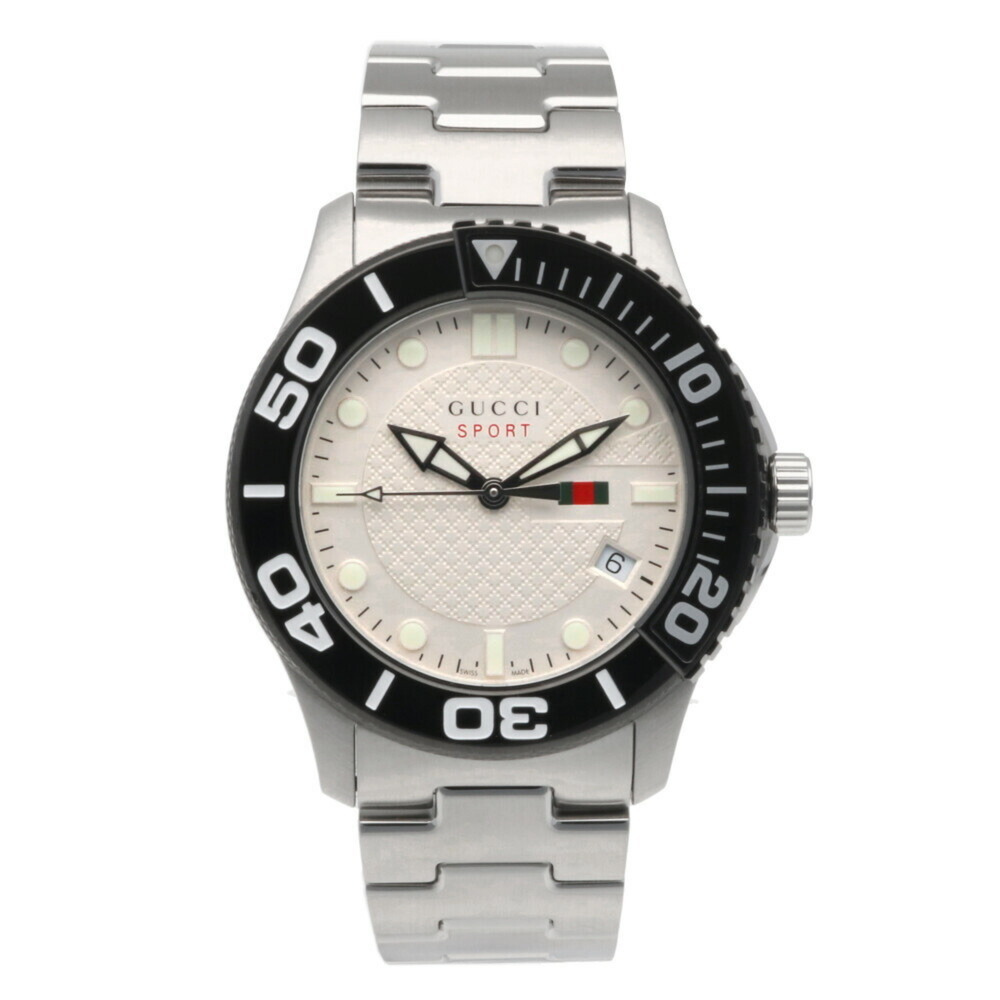 GUCCI G Timeless Watch Stainless Steel 126.2 Men's - Picture 5 of 5